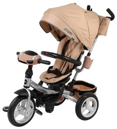 Велосипед трехколесный Moby Kids New 360° AIR Car бежевый