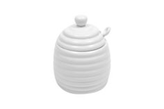 Maxwell & Williams Банка для мёда Белая коллекция (0.25 л) с ложкой, белая MW602-AA6233