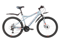 STARK Велосипед Stark Slash 26.2 D (2020) серый/красный/серый 14.5"