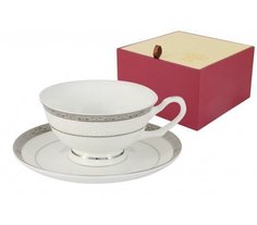 Anna Lafarg Чашка Бостон (0.2 л) с блюдцем, 2 пр. AL-16908_CS-E5