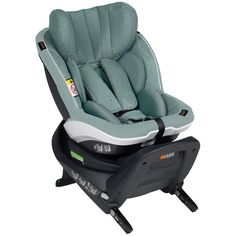 Автокресло BeSafe iZi Turn i-Size Sea Green Melange группа 0+/1