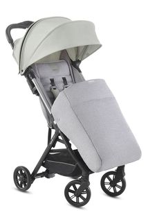 Коляска прогулочная Inglesina Quid ICE GREY с накидкой для ног