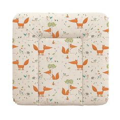 Матрас пеленальный Ceba Baby Fox ecru на комод, 70x75 см
