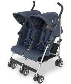 Коляска для двойни Maclaren Twin Triumph Denim