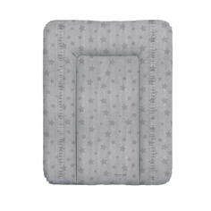 Матрас пеленальный Ceba Baby Denim Style Stars grey на комод, 70x50 см