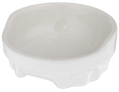 Миска 11,5X4,5см 0,17л керамика белая Nobby