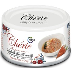 Pettric Comlete & Balanced Diet 80г. Корм влажный для кошек Тунец/Морковь