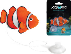 Декорация для аквариума Laguna Клоун LD5001, полиэфирная смола, 9,7х14х2,5 см