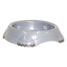 Миска для кошек пластиковая нескользящая 210мл серая Magic Cat Арт.453-808119
