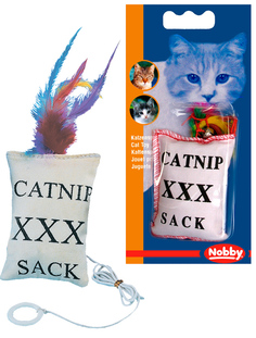 Игрушка для кошек Nobby Подушка на резинке, 9 см