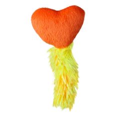 Игрушка для кошек TRIXIE Heart Teddy Сердце, плюш, розовая, 13см