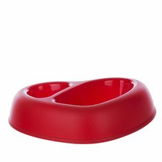 Миска для животных Georplast Amore Double, двойная, в ассортименте, 500мл + 200мл
