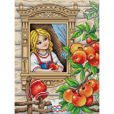 Набор для вышивания крестом Жар-Птица "В летний полдень", 23x17 см, арт. М-296
