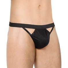 Стринги мужские с вырезами по бокам SoftLine Collection, чёрный, OS черный S/L