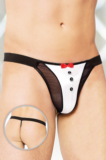 Стринги мужские Джентльмен SoftLine Collection, черный, S/L черный, белый S/L