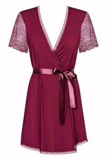 Полупрозрачный пеньюар с кружевными рукавчиками Obsessive