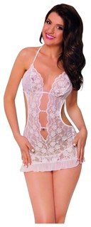 Ночная сорочка и трусы SoftLine Collection Ursula, белый, S/M