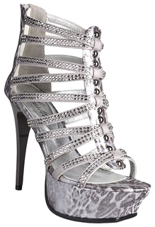 Босоножки Hustler Shoes Silver Python р.39