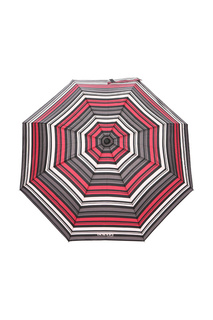 Зонт Isotoner 09189-3737 серый/красный