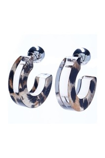 Серьги Moon Paris ML-20.01-050 бежевые