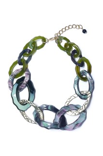 Колье ML-20.01-045_зеленое Moon Paris