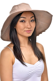 Шляпа женская Tonak 9140 бежевая/коричневая