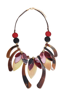 Колье женское Asavi Jewel NC911034 красное