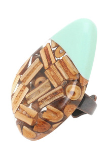 Кольцо женское Nature Bijoux NB20.1-19-23770 коричневое/голубое