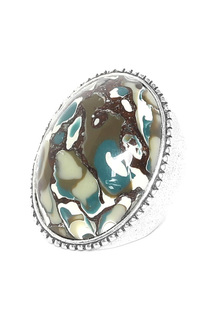 Кольцо женское Nature Bijoux NB20.1-19-23690 хаки/коричневое