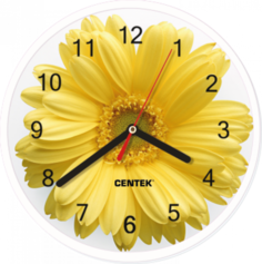 Часы настенные Centek СТ-7102 Flower гербера