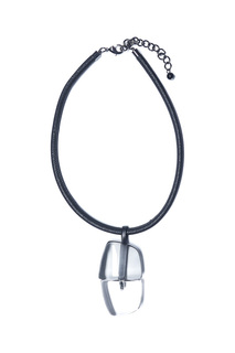 Колье женское Moon Paris ML-20.01-028 черное/прозрачное