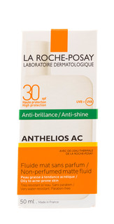 Матирующий флюид La Roche-Posay SPF30, 50 мл