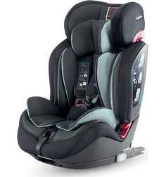 Автокресло Inglesina Gemino IFIX black группа 1/2/3