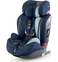 Автокресло Inglesina Gemino IFIX navy группа 1/2/3