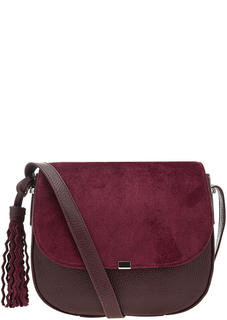 Маленькая кожаная сумка с откидным клапаном, б/р 416_2 Afina