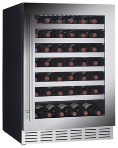 Встраиваемый винный шкаф Cavanova CV 060 T Black/Silver