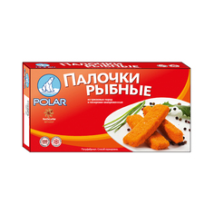 Палочки рыбные полар заморож панированные 250 г к/к полар сифуд раша россия Polar