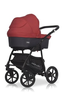 Коляска 3 в 1 Riko Basic Bella серый-красный 10