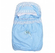 Конверт на выписку Топотушки Бусинка весна голубой, 3 предмета