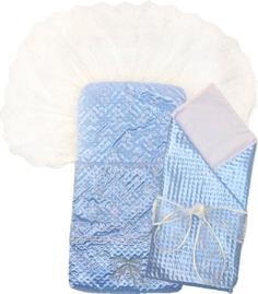 Конверт-одеяло на выписку Топотушки Мой Ангел голубой