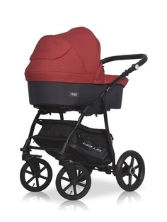 Коляска 2 в 1 Riko Basic Bella серый-красный 10