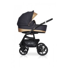 Коляска 3 в 1 Riko Basic Alfa Ecco графит-песочный 02