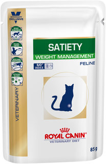 Влажный корм для кошек ROYAL CANIN Satiety Weight Management контроль веса соус 12шт х 85г