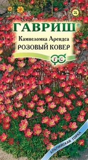 Семена. Камнеломка Арендса "Розовый ковер" (вес: 0,01 г) Гавриш