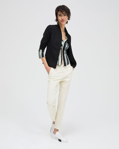 Брюки женские Sisley 4BYW55AH6 белые 42 IT