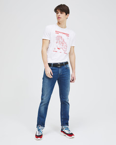 Футболка мужская Sisley 3YR7O12JW_101 белая L