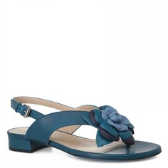 Босоножки женские Loriblu 11539411 зелено-синие 37 EU