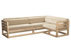 Угловой диван Магнус Угловой сосна натуральный Белый, вельвет, Правый АНД