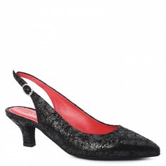 Туфли женские Pas De Rouge 2882 черные 37 EU
