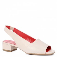 Босоножки женские Pas De Rouge 2700 бежевые 37 EU